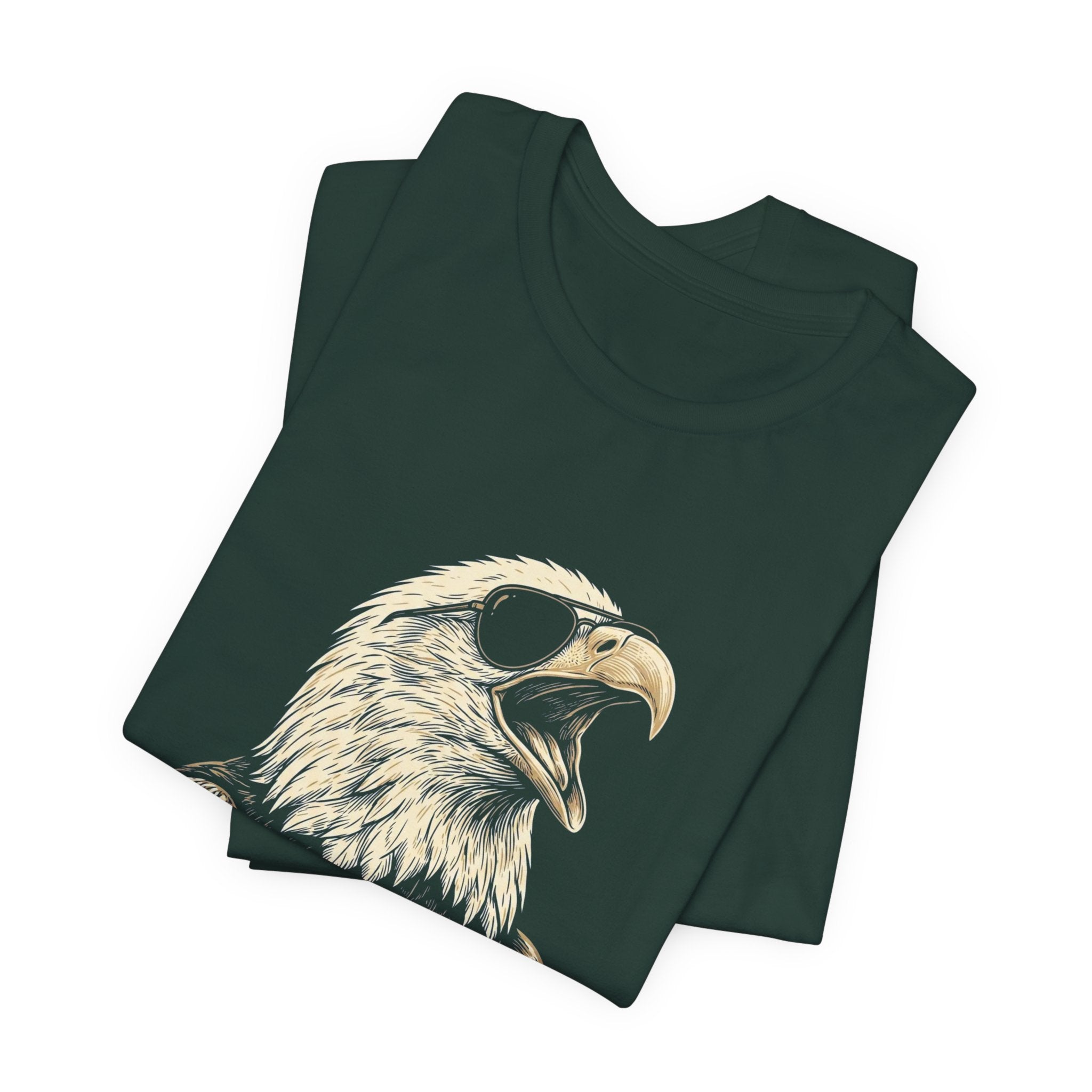WTF Is A Kilometer Funny Eagle T-Shirt | Sarcastic 4th of July Tee | Anti-Metric America Gift