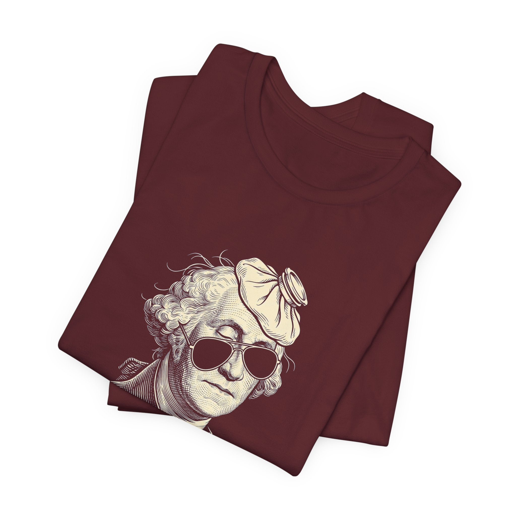 George Washington Was Hung Over T-Shirt | Funny Patriotic Drinking Tee | 4th of July Hangover Gift | Beer Lover Shirt