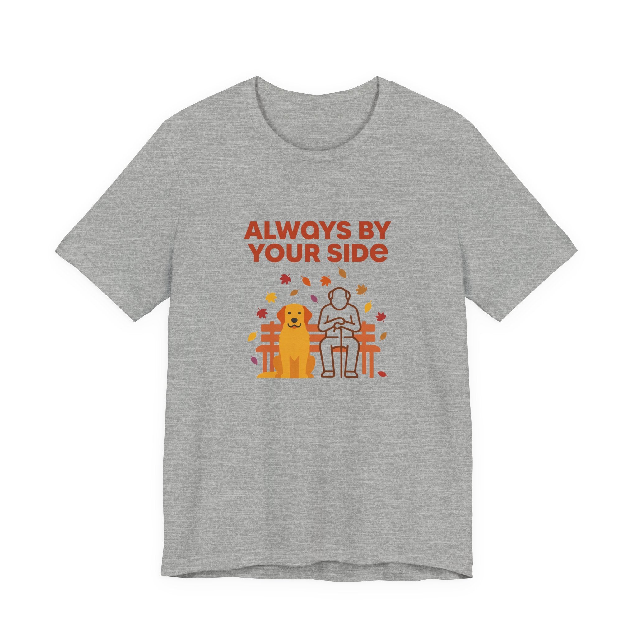 Always by Your Side Golden Retriever Tee - Serene Companion Shirt