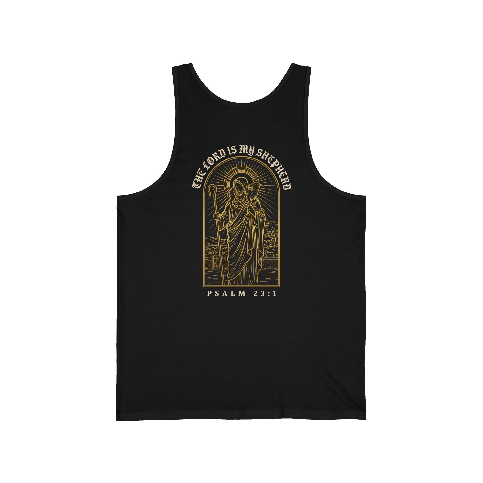 The Lord Is My Shepherd Christian Tank Top | Faith Bible Verse