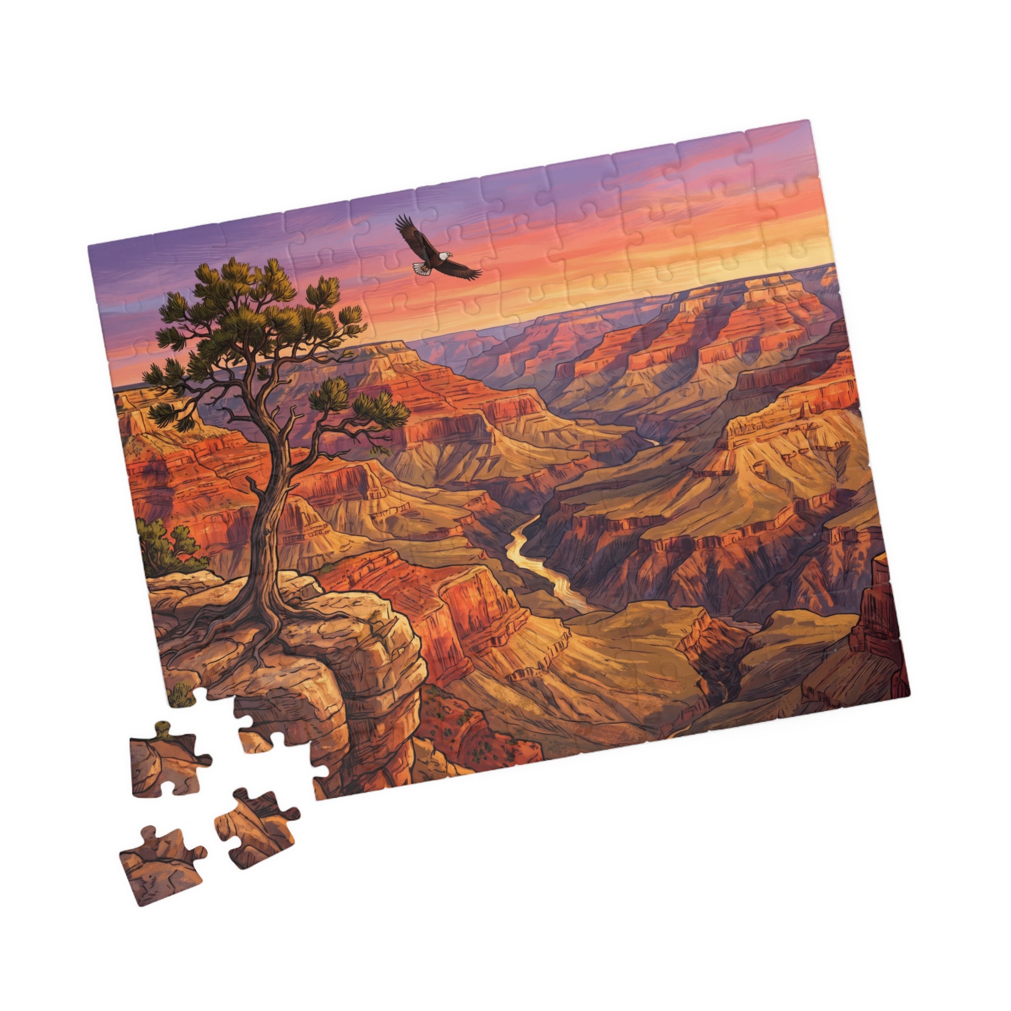 Grand Canyon at Sunset Jigsaw Puzzle | American Southwest Scenic