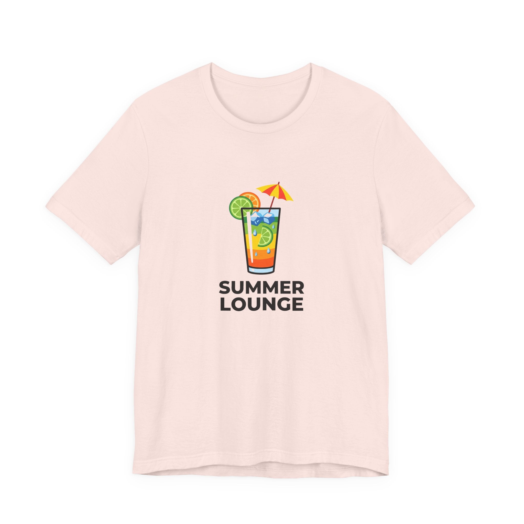 Tropical Cocktail Illustration Shirt | Summer Poolside Tee