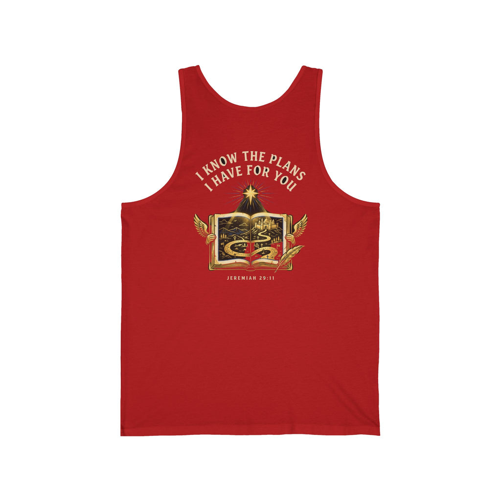 For I Know the Plans I Have For You Christian Tank Top | Faith Bible Verse