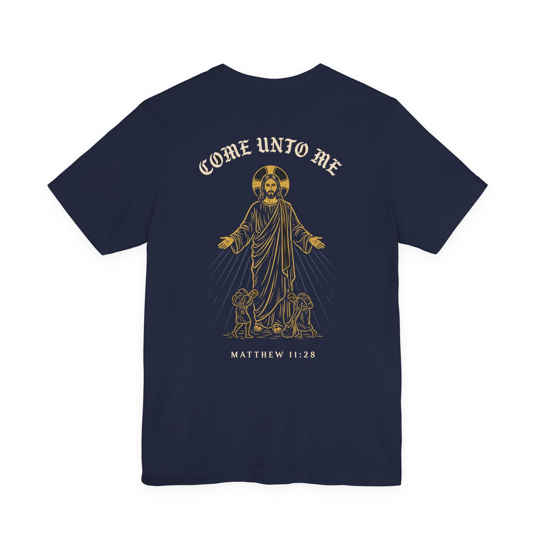 Come to Me All Who Are Weary Christian Tee | Warrior Faith Bible Shirt