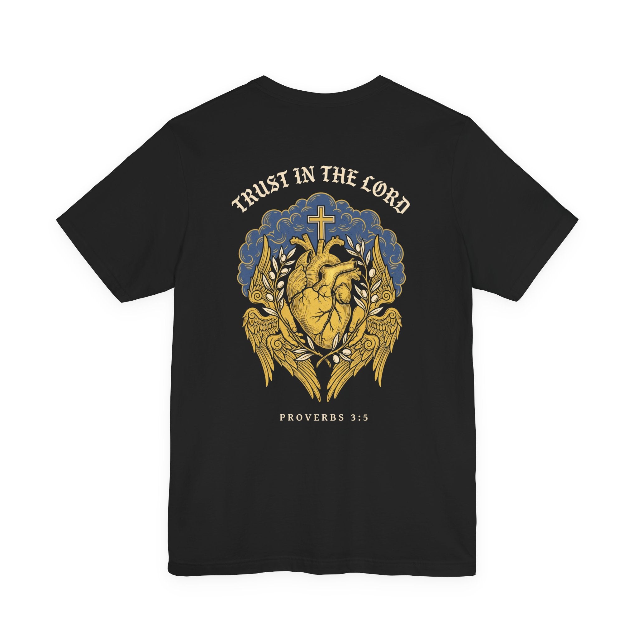 Trust in the Lord With All Your Heart Christian Tee | Faith Bible Verse Shirt