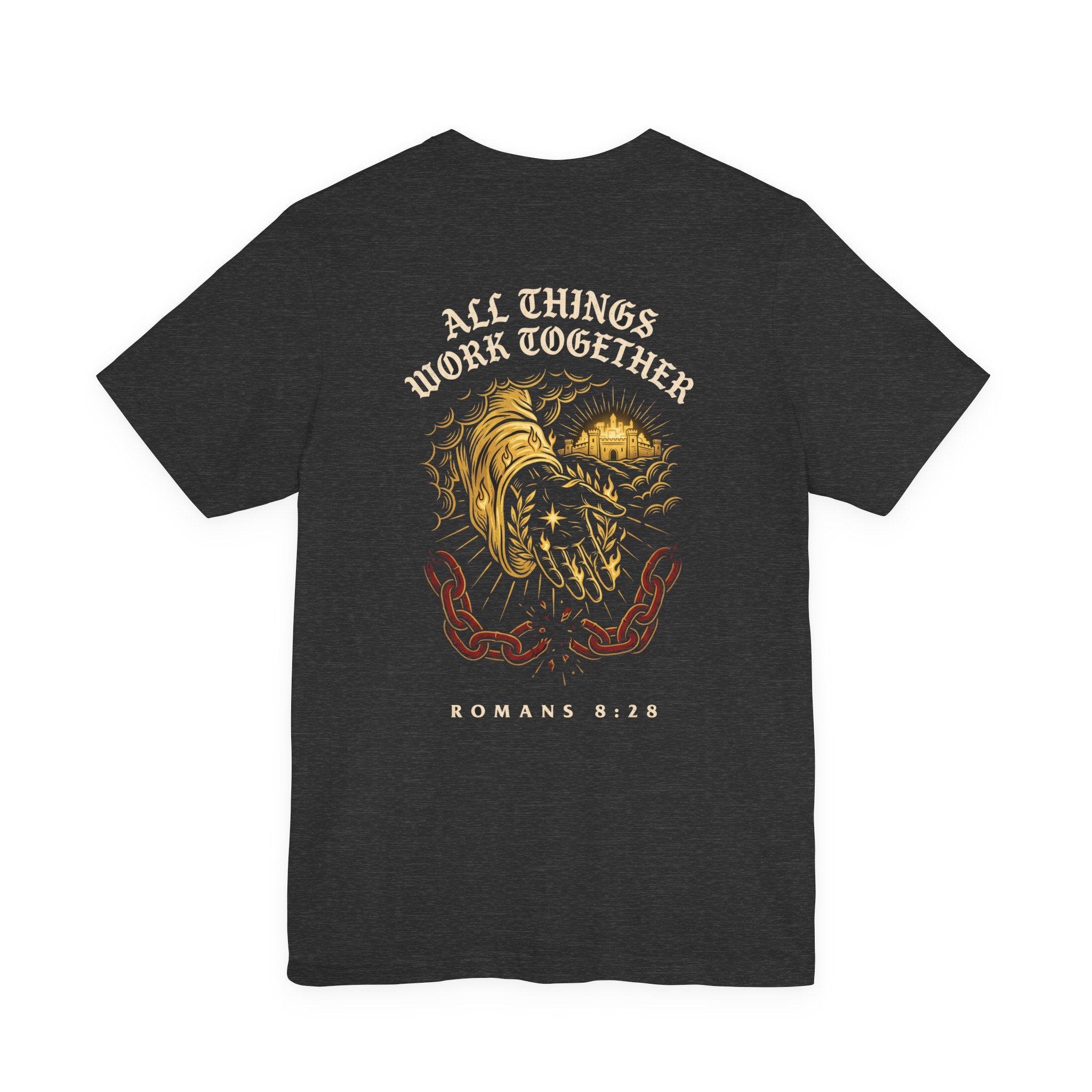 All Things Work Together For Good Christian Tee | Faith Bible Verse Shirt