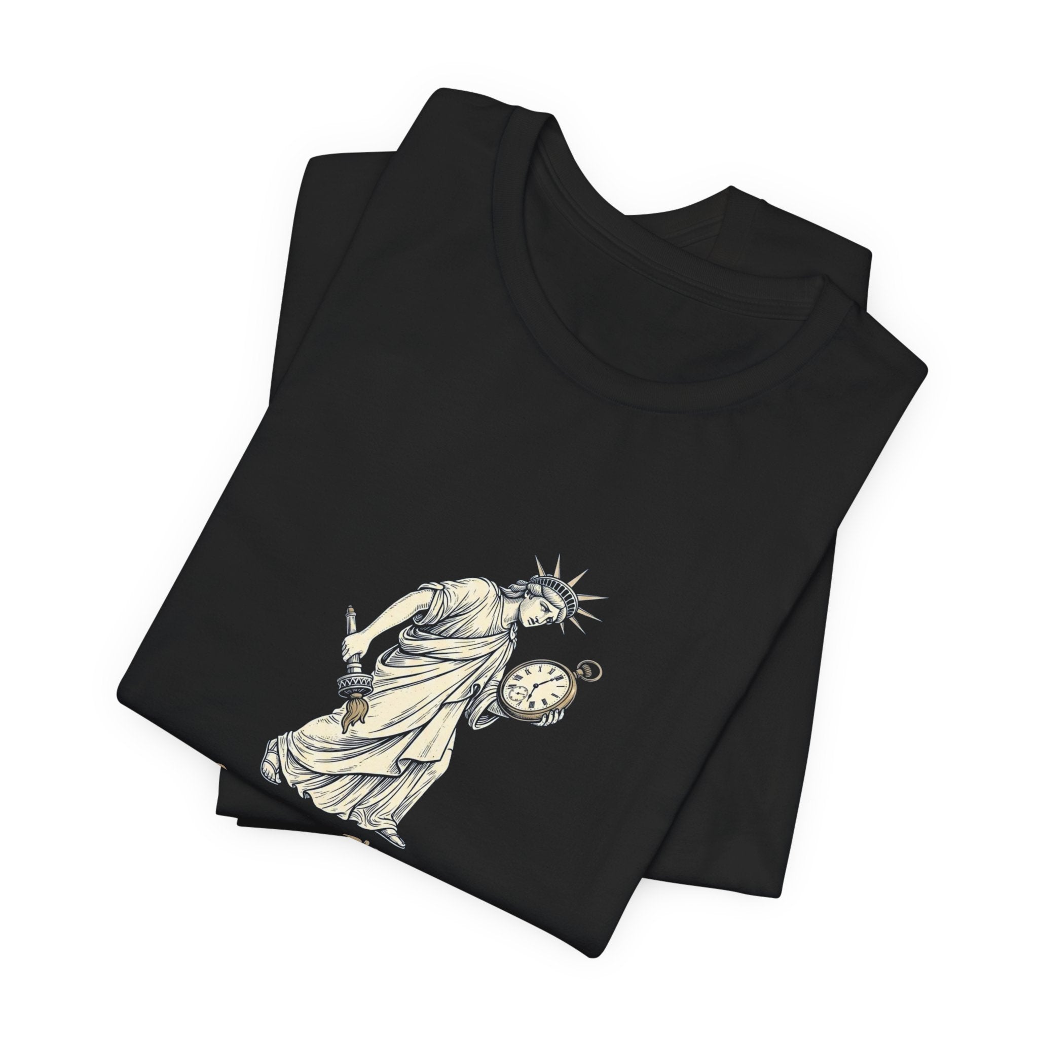 Sorry I'm Late Founding A Country T-Shirt | Funny Lady Liberty 4th of July Tee | Patriotic Gift