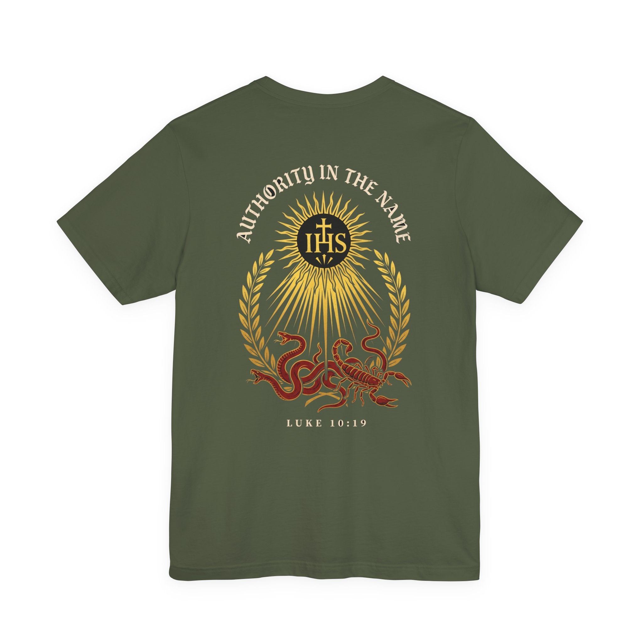 Authority in the Name - Christian Tee | Warrior Faith Bible Shirt