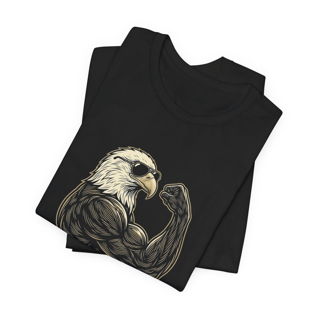 Pro-Eagle Anti-Metric Funny T-Shirt | Sarcastic 4th of July Eagle Tee | Patriotic America Gift