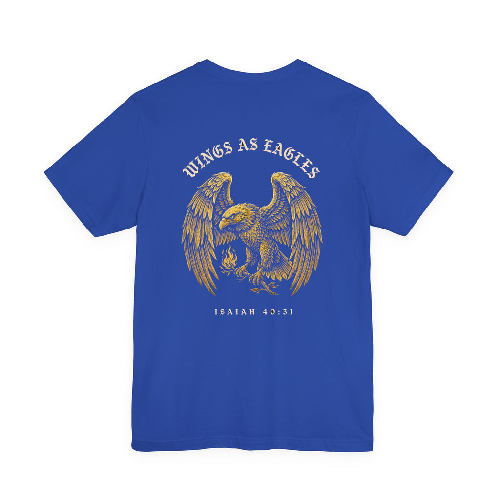 Mount Up With Wings as Eagles Christian Tee | Faith Bible Verse Shirt