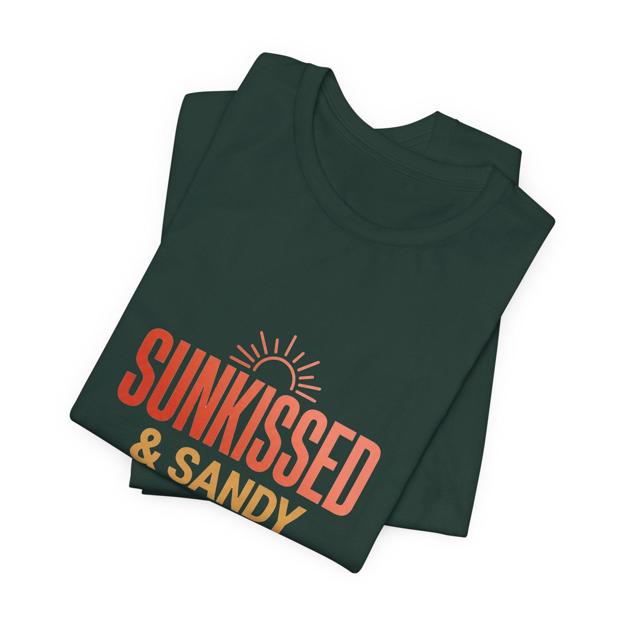 Sunkissed & Sandy Tee - Beach Vibe Graphic Shirt for Relaxed Days