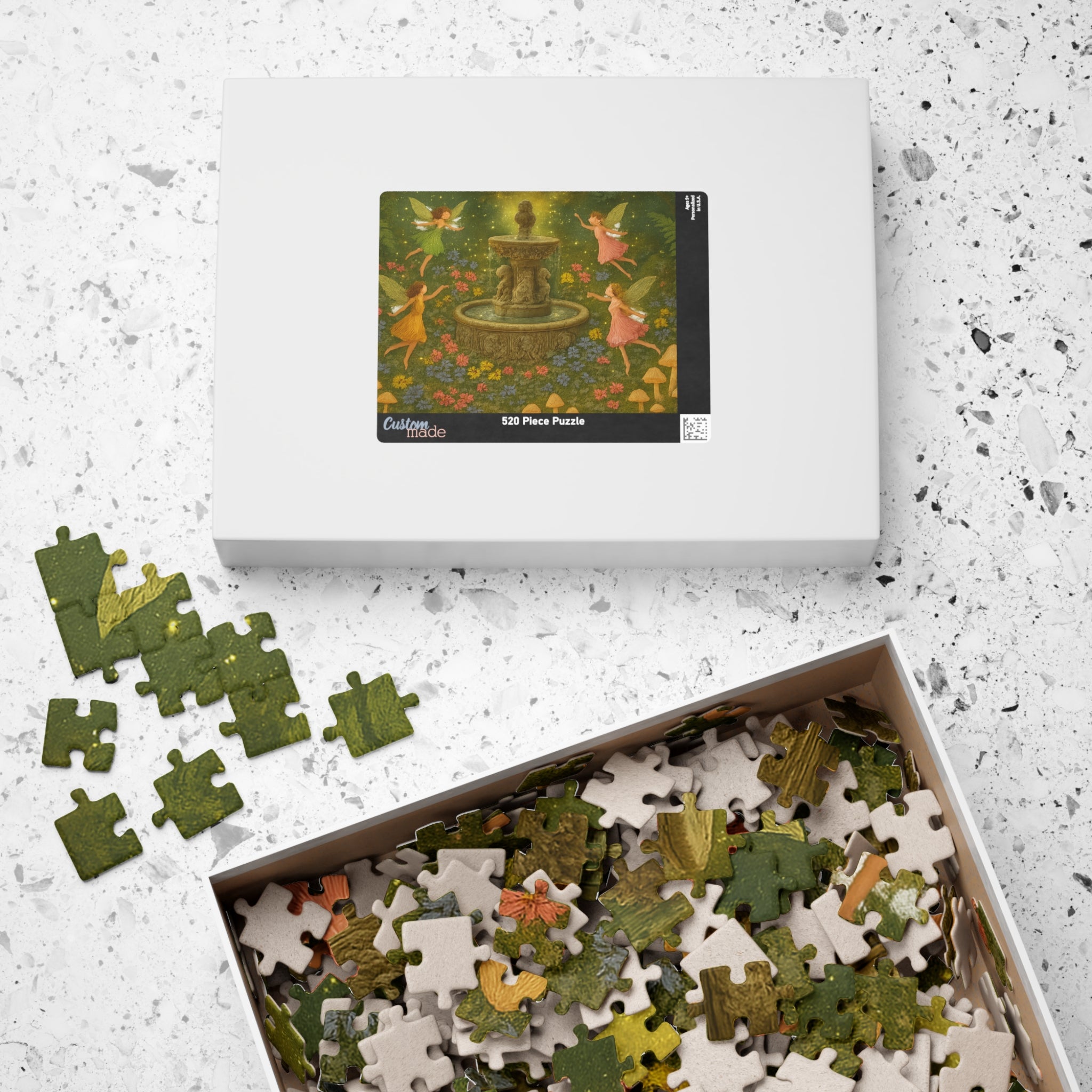 Whispers of the Glen Jigsaw Puzzle - Enchanting Fairy Scene