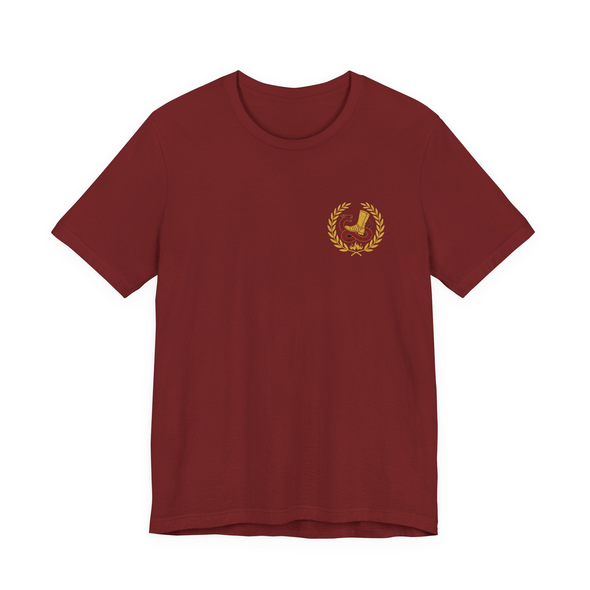 The God of Peace Will Crush Satan Under Your Feet Christian Tee | Warrior Faith Bible