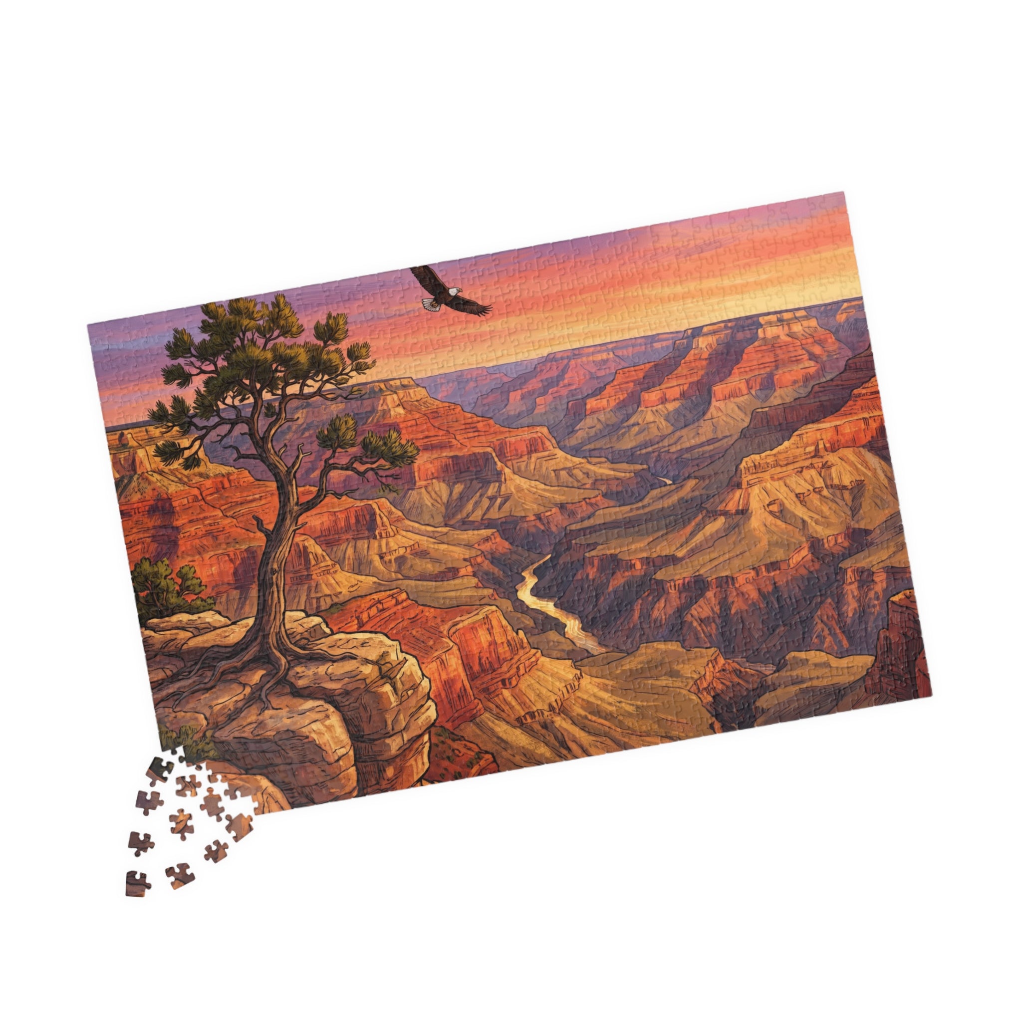 Grand Canyon at Sunset Jigsaw Puzzle | American Southwest Scenic