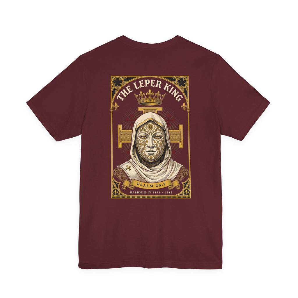 The Leper King Christian Tee | Reformed Warrior Faith Shirt