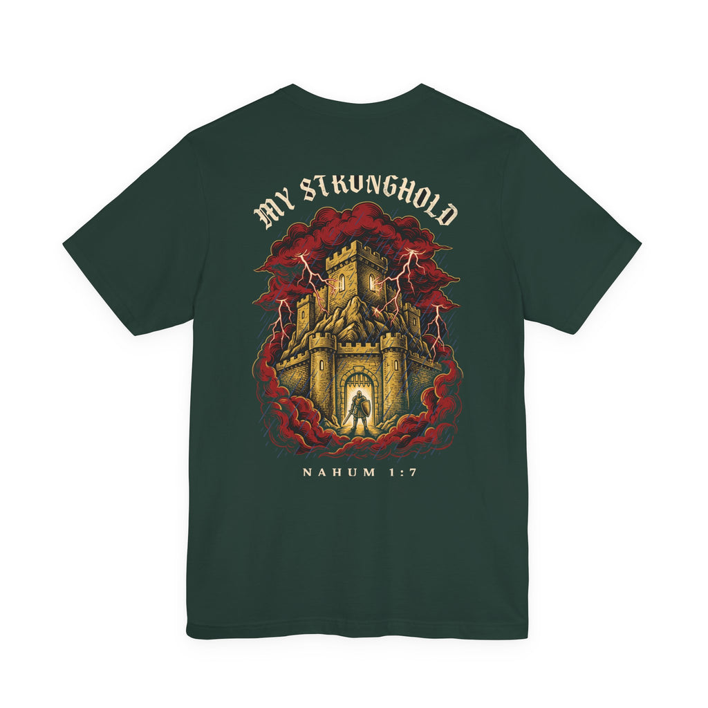 My Stronghold Christian Tee | Reformed Warrior Faith Shirt
