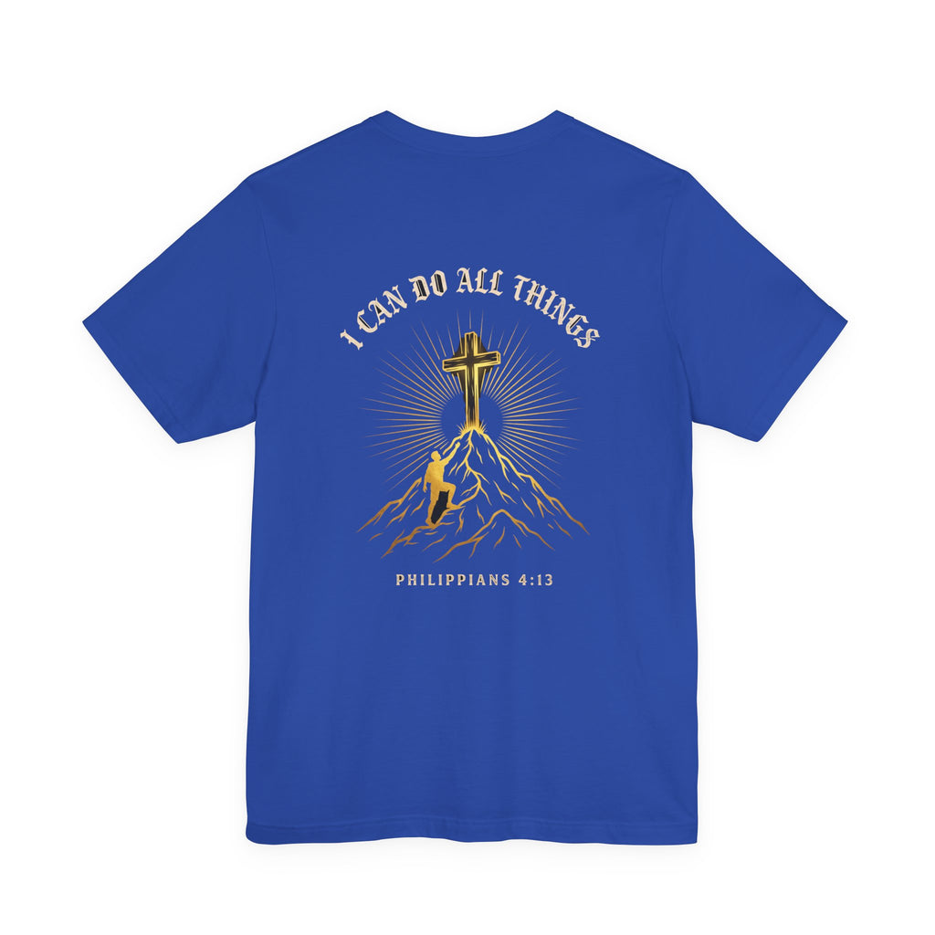 I Can Do All Things Through Christ Christian Tee | Faith Bible Verse Shirt