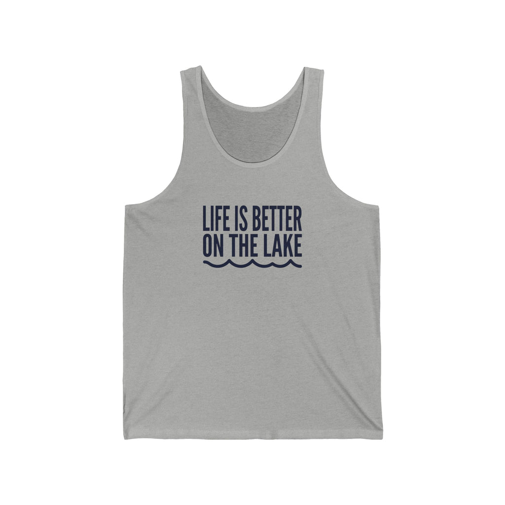 Life is Better on the Lake Tank Top - Bold Typography Shirt