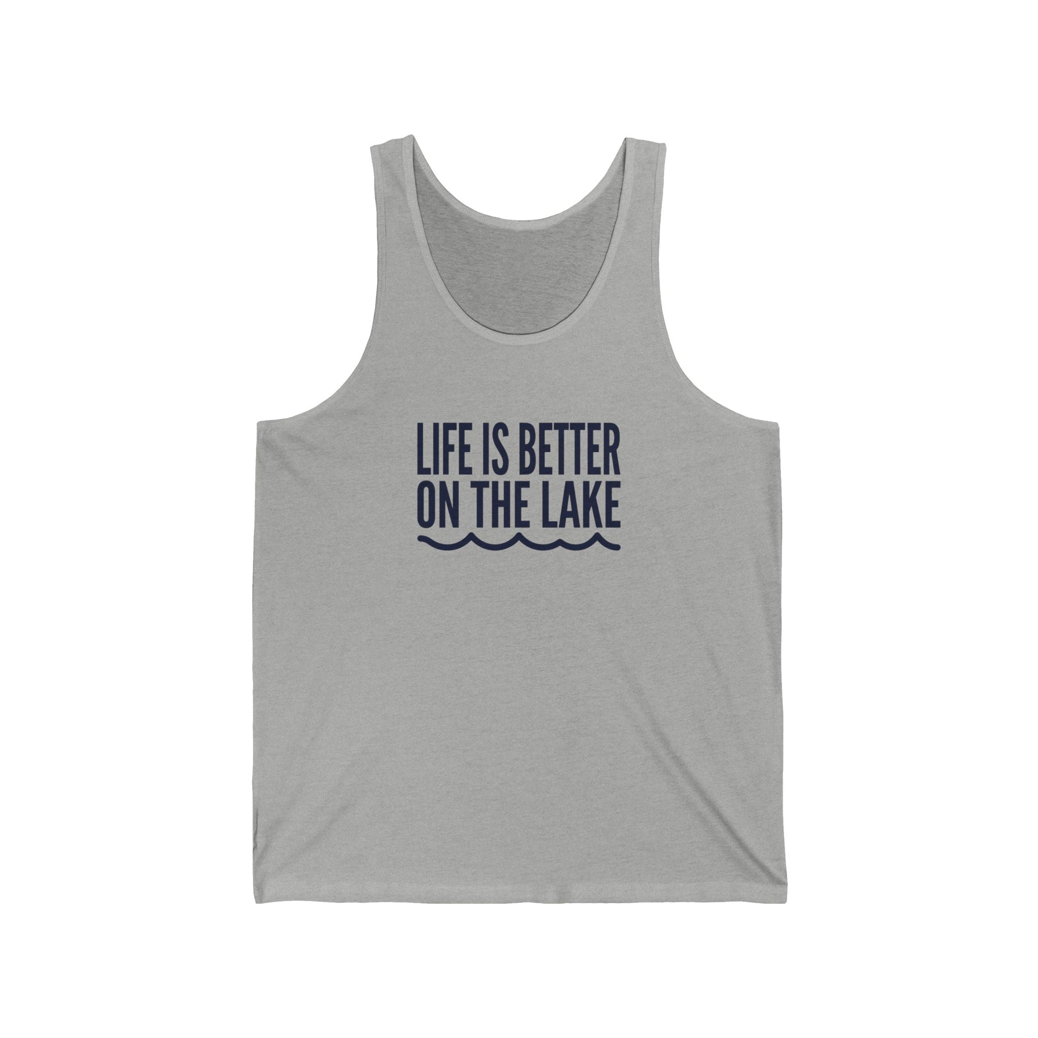 Life is Better on the Lake Tank Top - Bold Typography Shirt