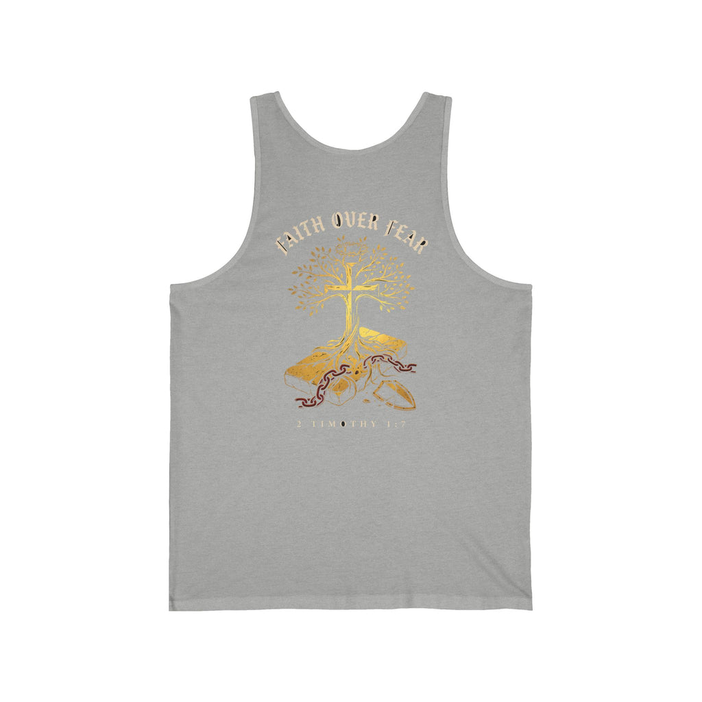 Faith Over Fear Christian Tank Top | Minimalist Faith Shirt