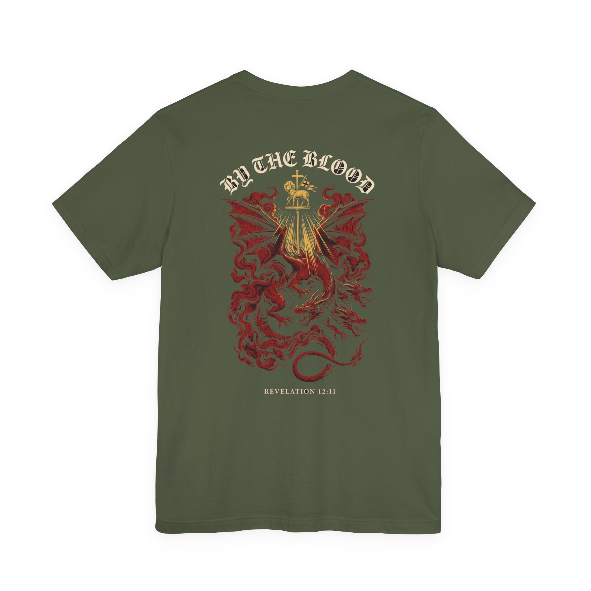 By the Blood Christian Tee | Reformed Warrior Faith Shirt