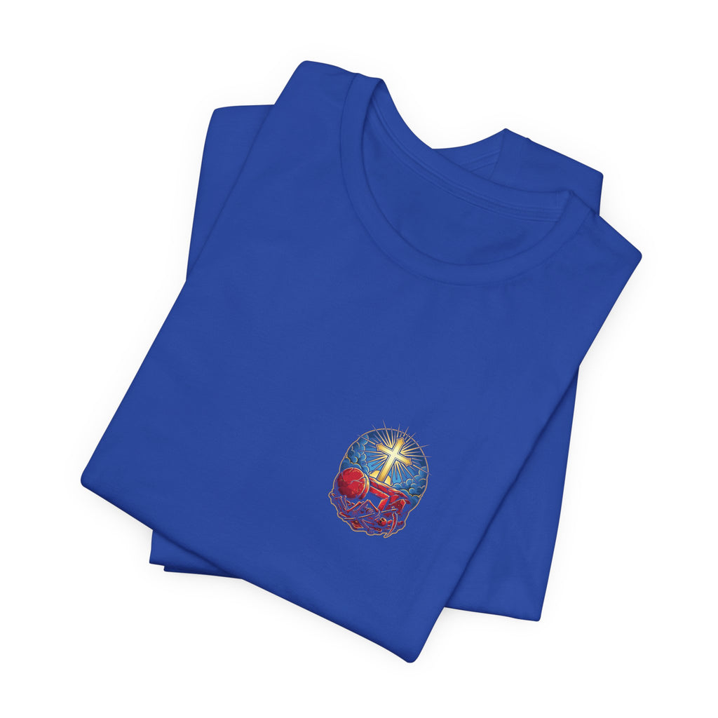 He Gives Us the Victory Christian Tee | Reformed Warrior Faith Shirt