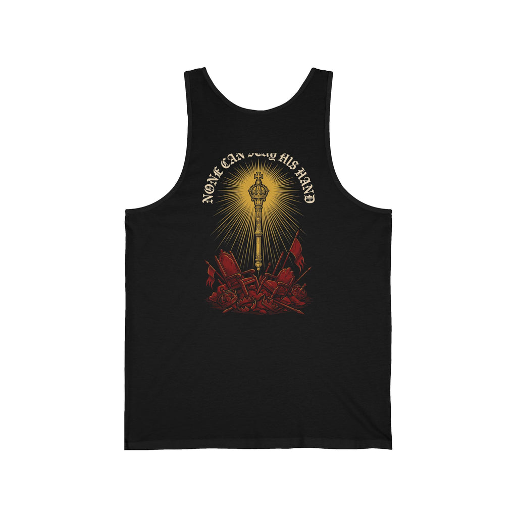 None Can Stay His Hand Christian Tank | Reformed Warrior Faith