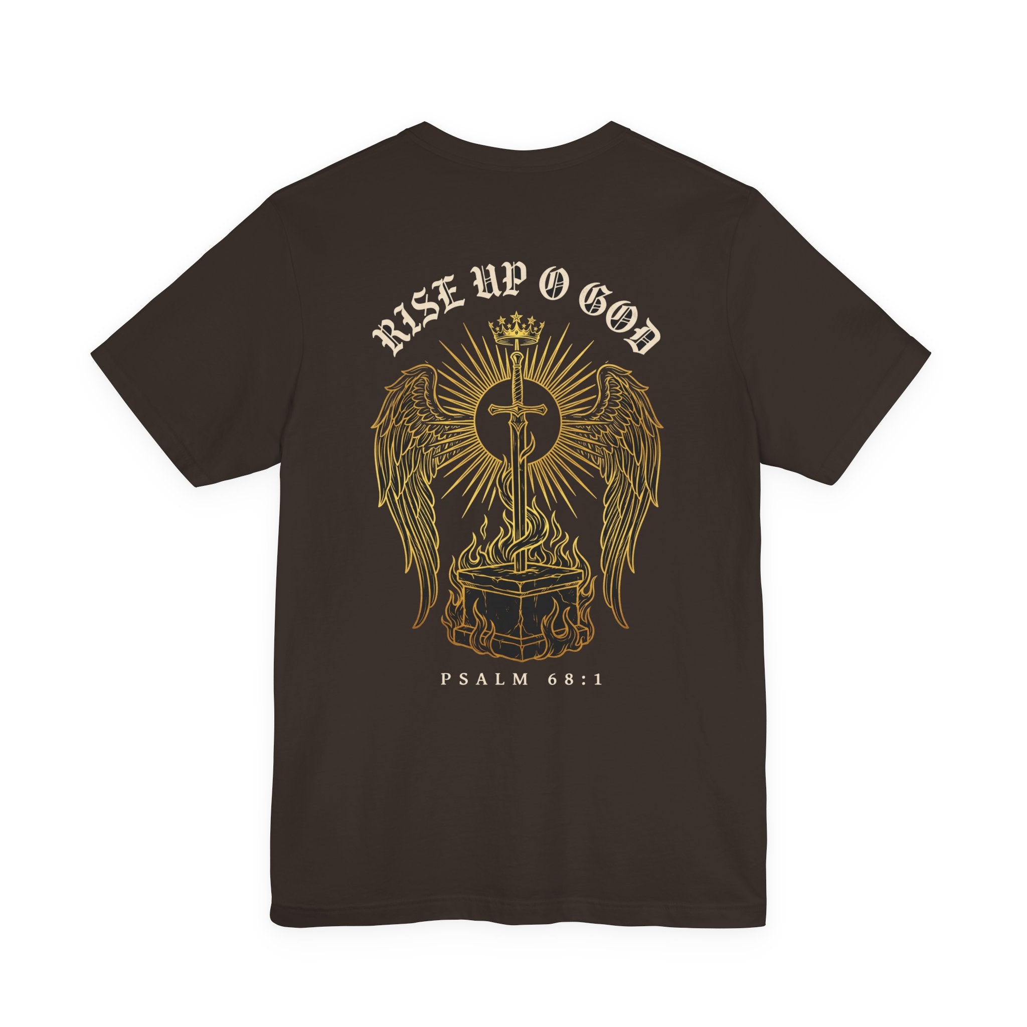 Rise Up O God Christian Tee | Reformed Warrior Faith Shirt