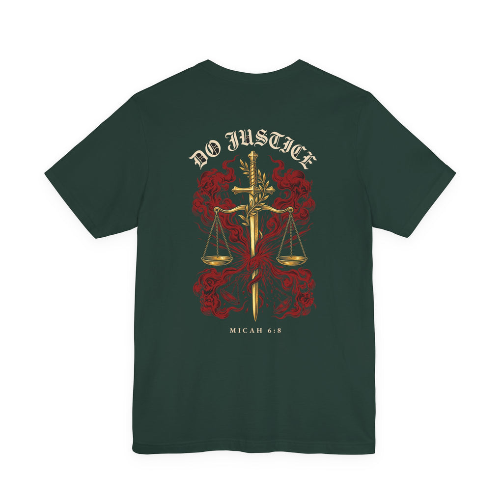 Do Justice Christian Tee | Reformed Warrior Faith Shirt