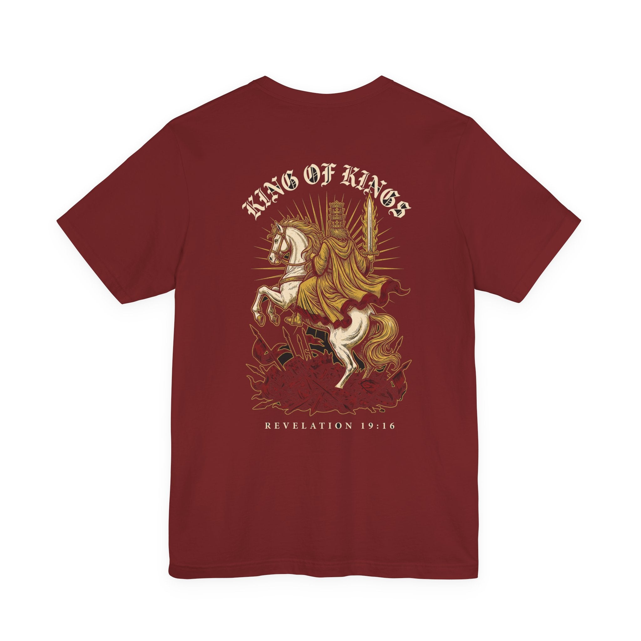 King of Kings and Lord of Lords Christian Tee | Reformed Warrior Faith Shirt