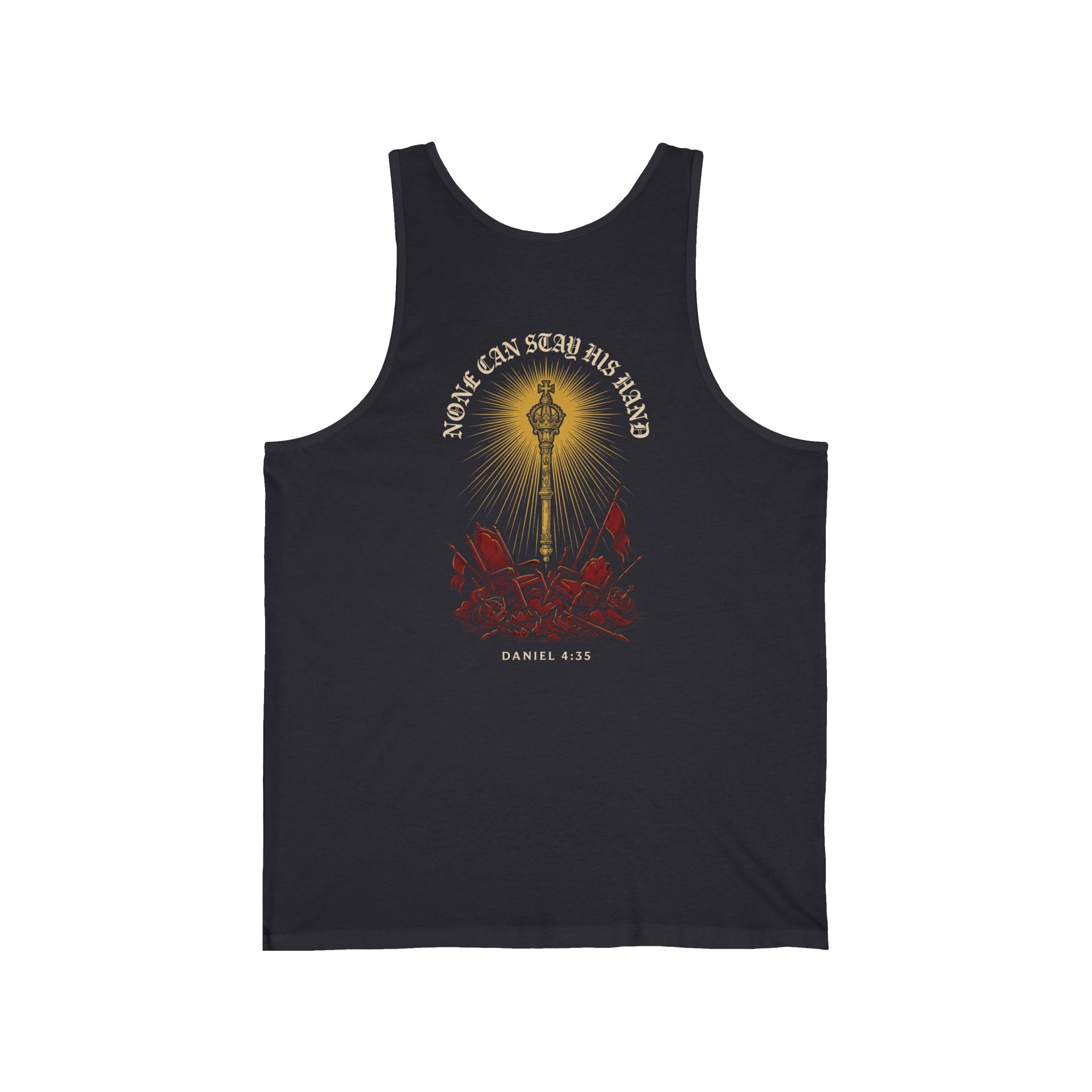 None Can Stay His Hand Christian Tank | Reformed Warrior Faith