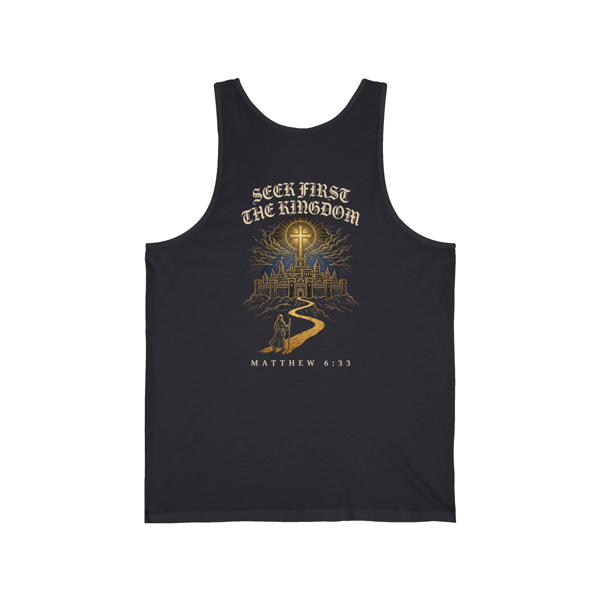 Seek First the Kingdom of God Christian Tank Top | Faith Bible Verse