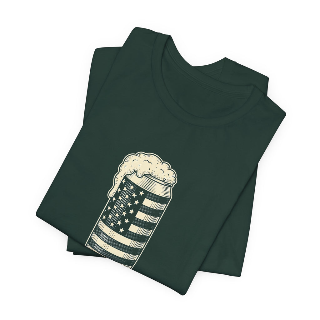 Red White and Brew T-Shirt | Funny 4th of July Beer Tee | Patriotic Drinking Gift | Craft Beer Lover Shirt