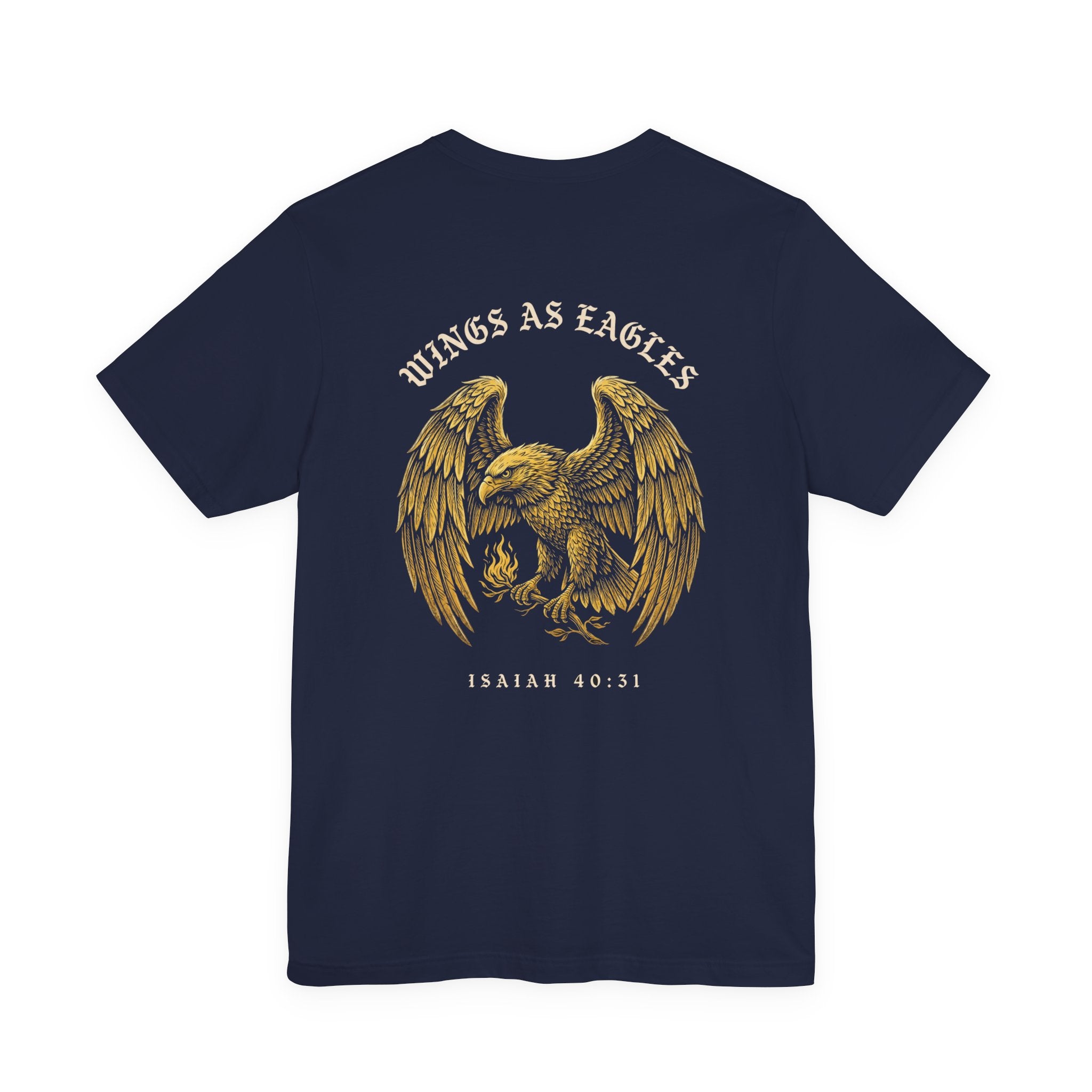 Mount Up With Wings as Eagles Christian Tee | Faith Bible Verse Shirt