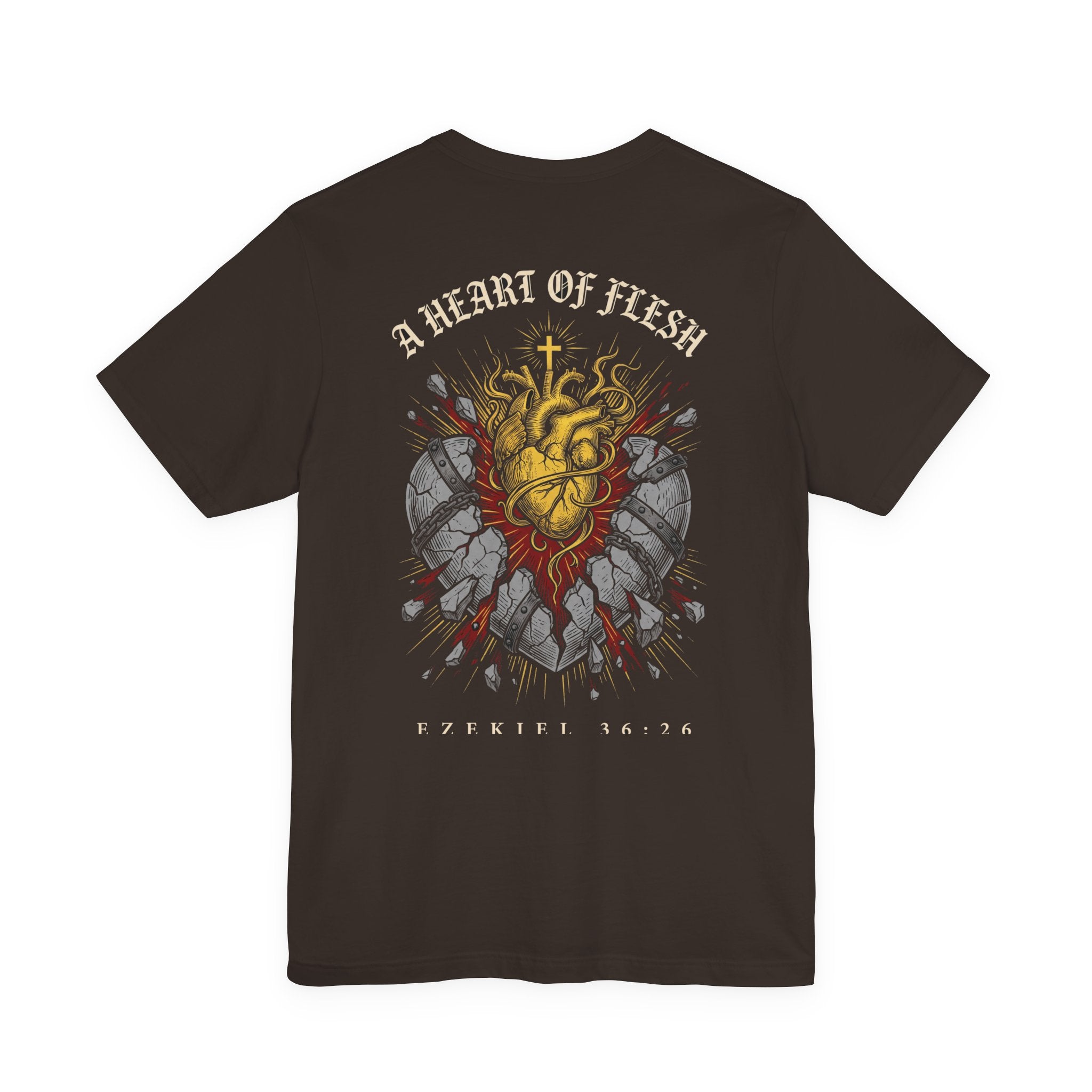 A Heart of Flesh Christian Tee | Reformed Warrior Faith Shirt