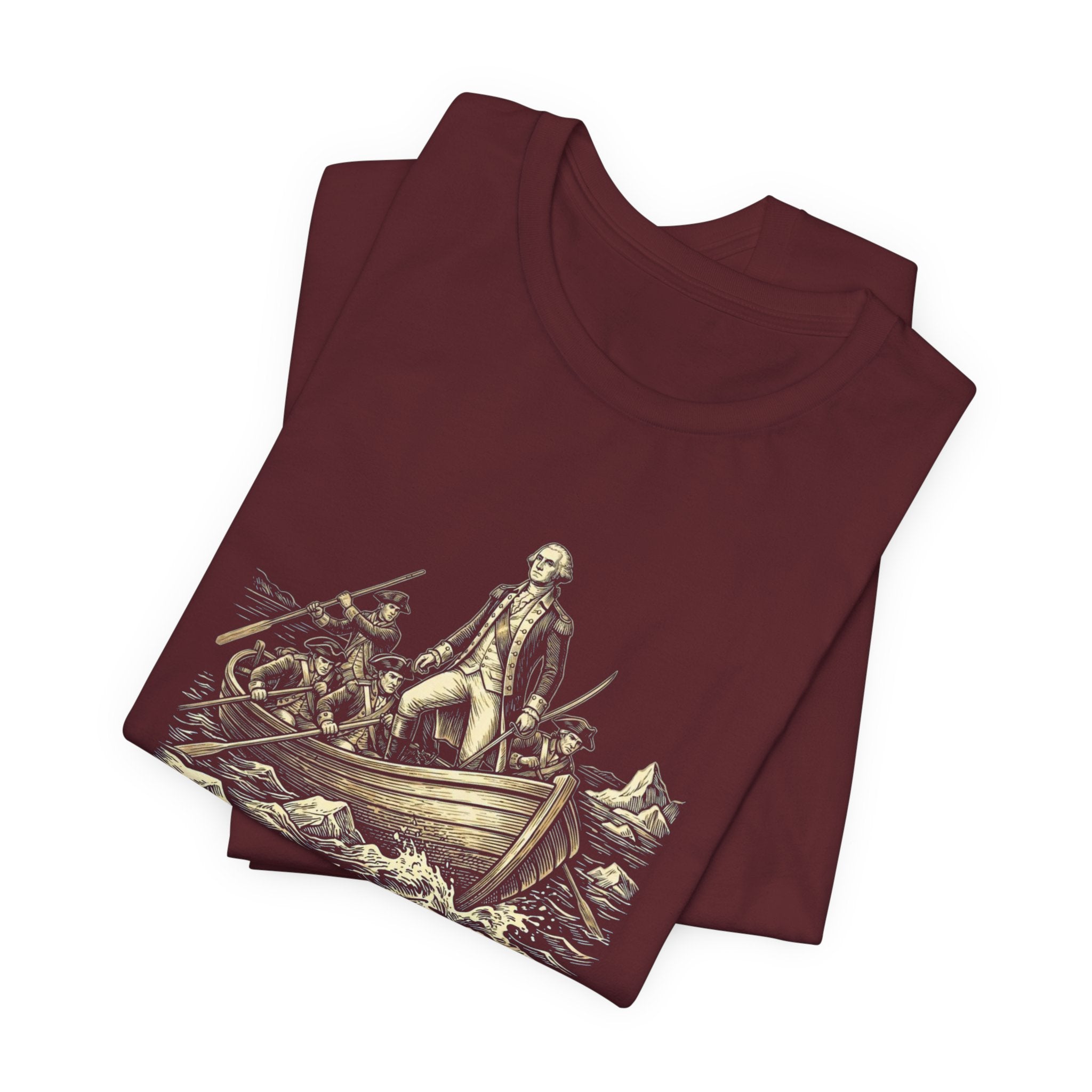 Get In Loser We're Crossing the Delaware T-Shirt | Funny 4th of July Tee | History Teacher Gift