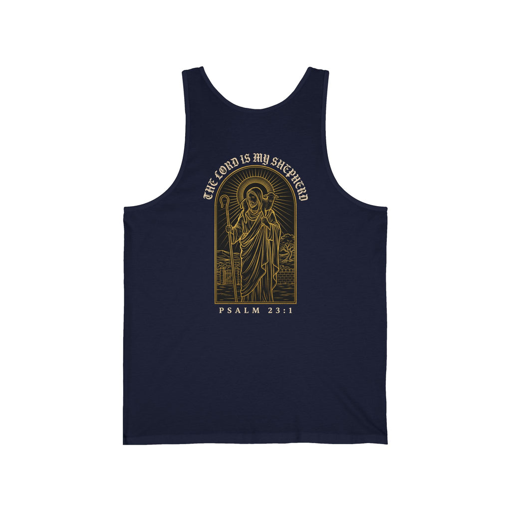 The Lord Is My Shepherd Christian Tank Top | Faith Bible Verse