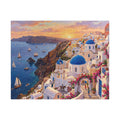Santorini Sunset Jigsaw Puzzle | Greek Islands Aegean Landscape