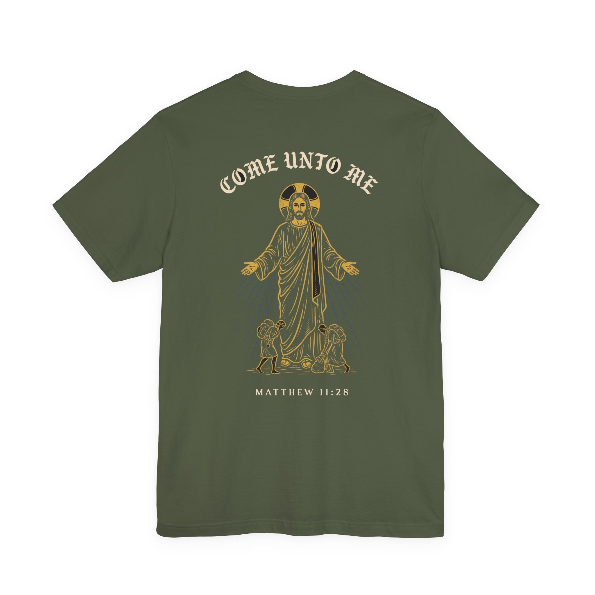 Come to Me All Who Are Weary Christian Tee | Warrior Faith Bible Shirt