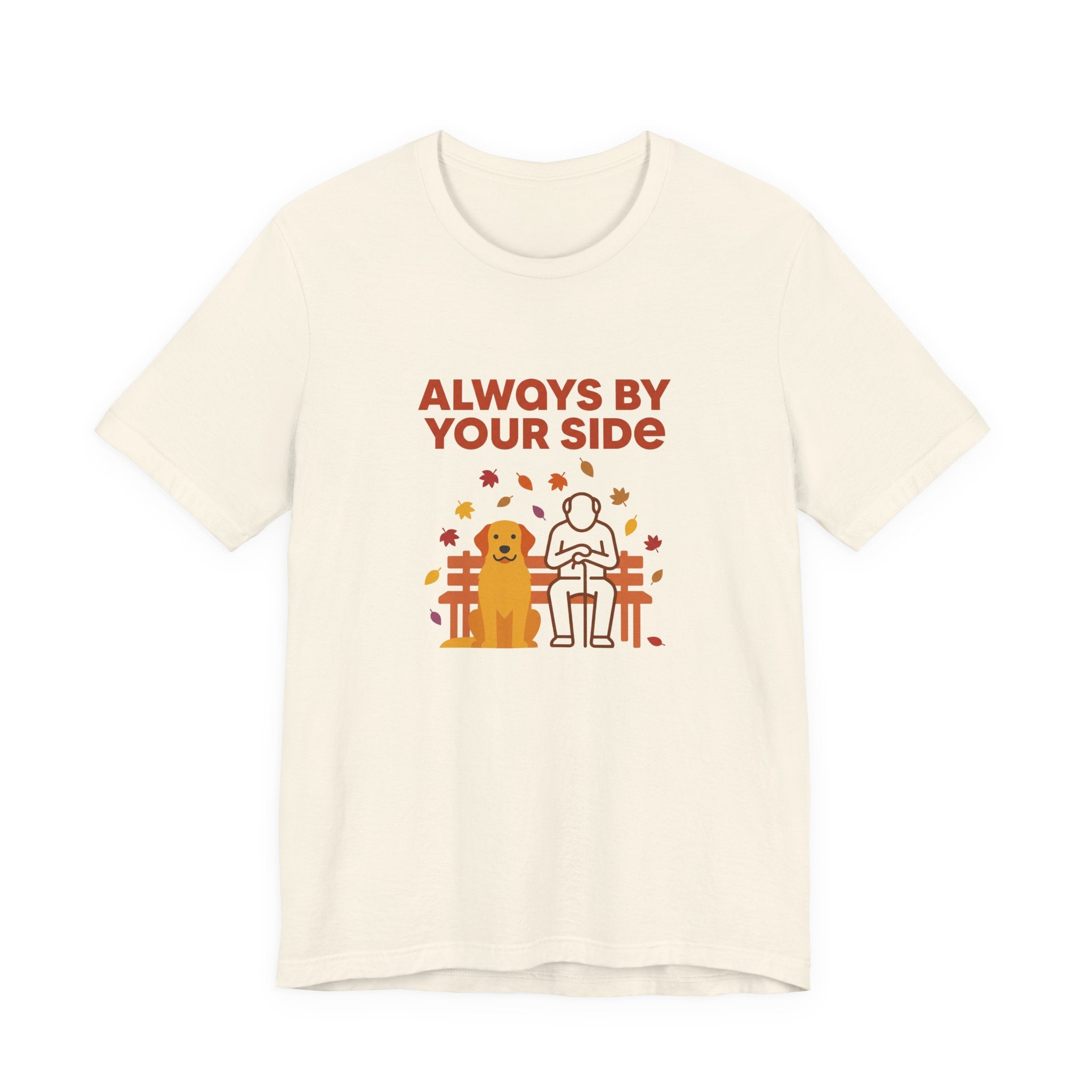 Always by Your Side Golden Retriever Tee - Serene Companion Shirt