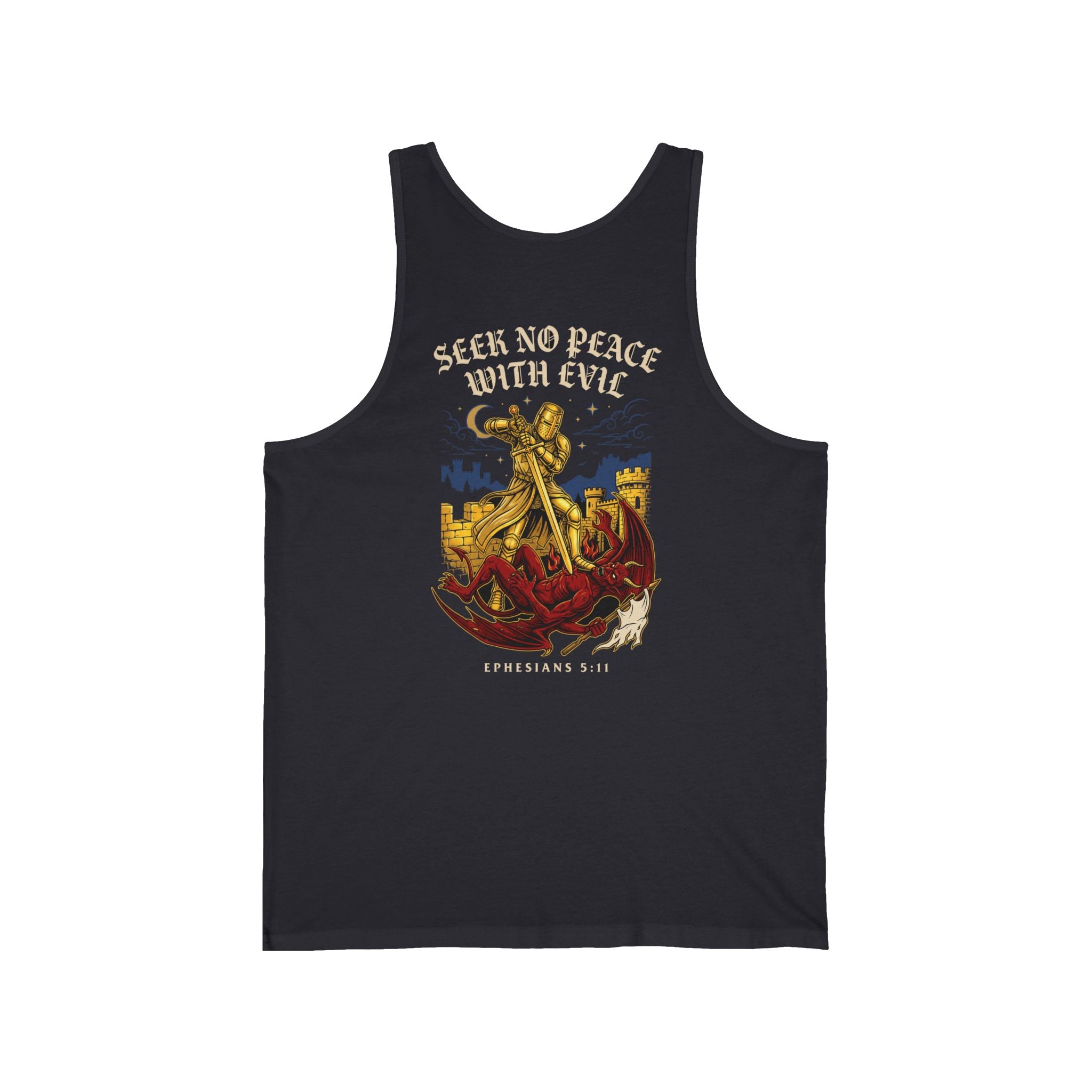 Seek No Peace With Evil Christian Tank | Reformed Warrior Faith