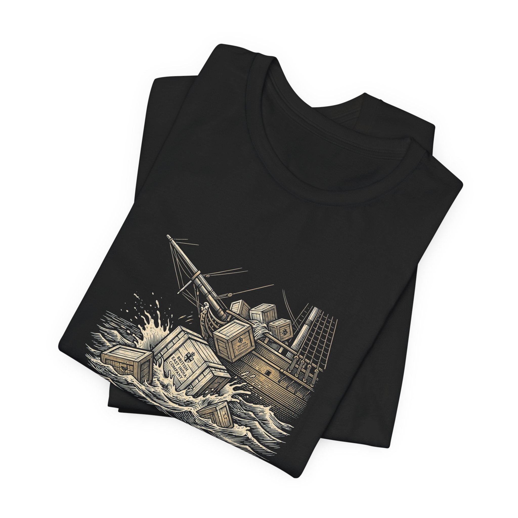 Big Tea Energy Funny 4th of July T-Shirt | Boston Tea Party Tee | Sarcastic Patriotic Gift