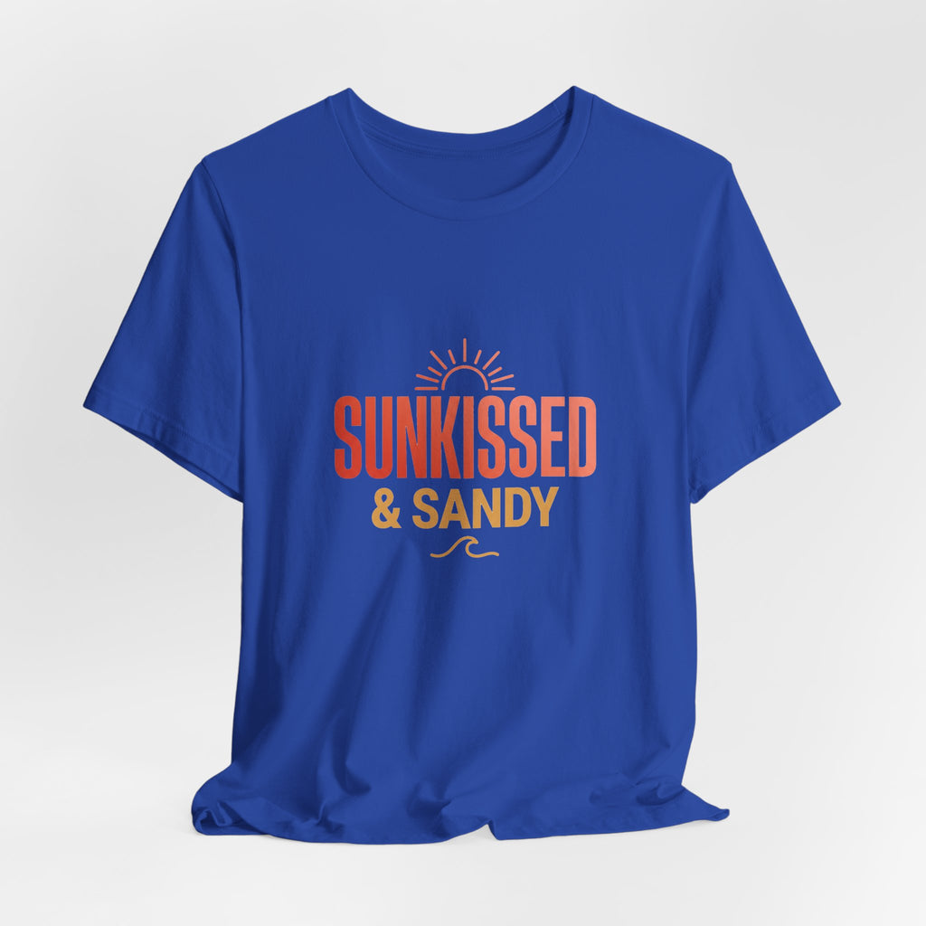 Sunkissed & Sandy Tee - Beach Vibe Graphic Shirt for Relaxed Days