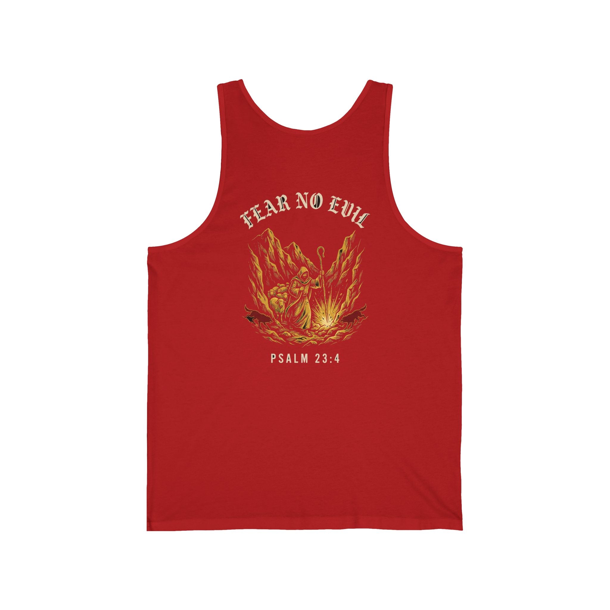 Fear No Evil Christian Tank | Psalm 23:4 Warrior Faith Bible