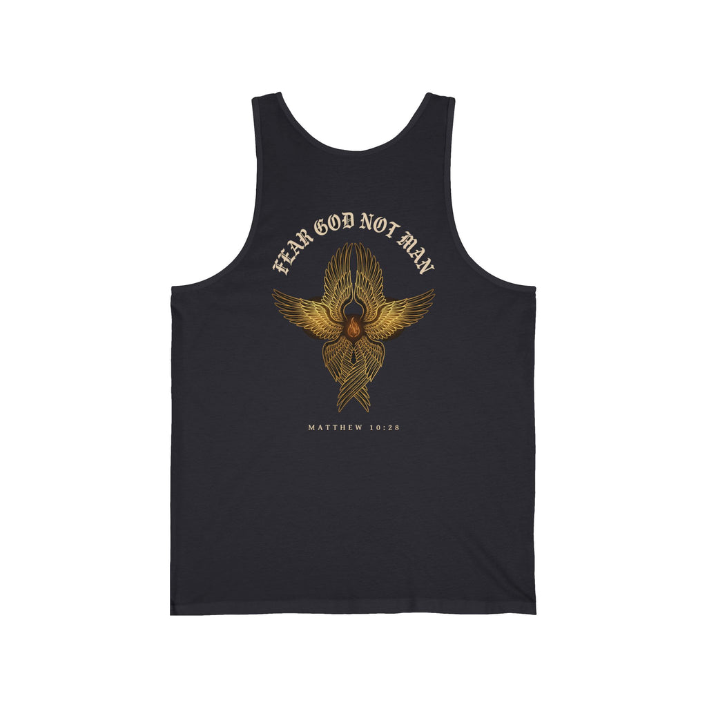 Fear God Not Man Christian Tank | Reformed Warrior Faith