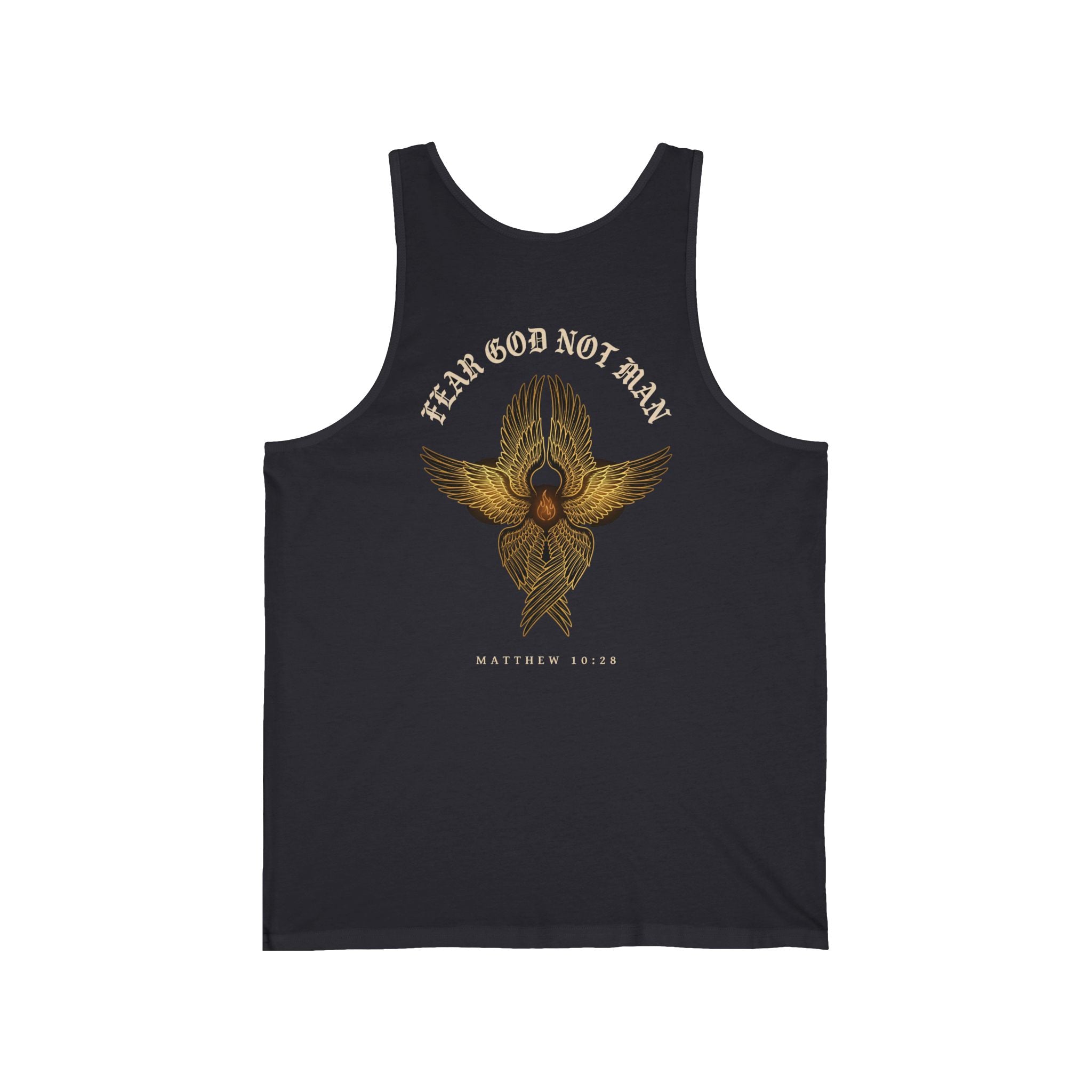 Fear God Not Man Christian Tank | Reformed Warrior Faith
