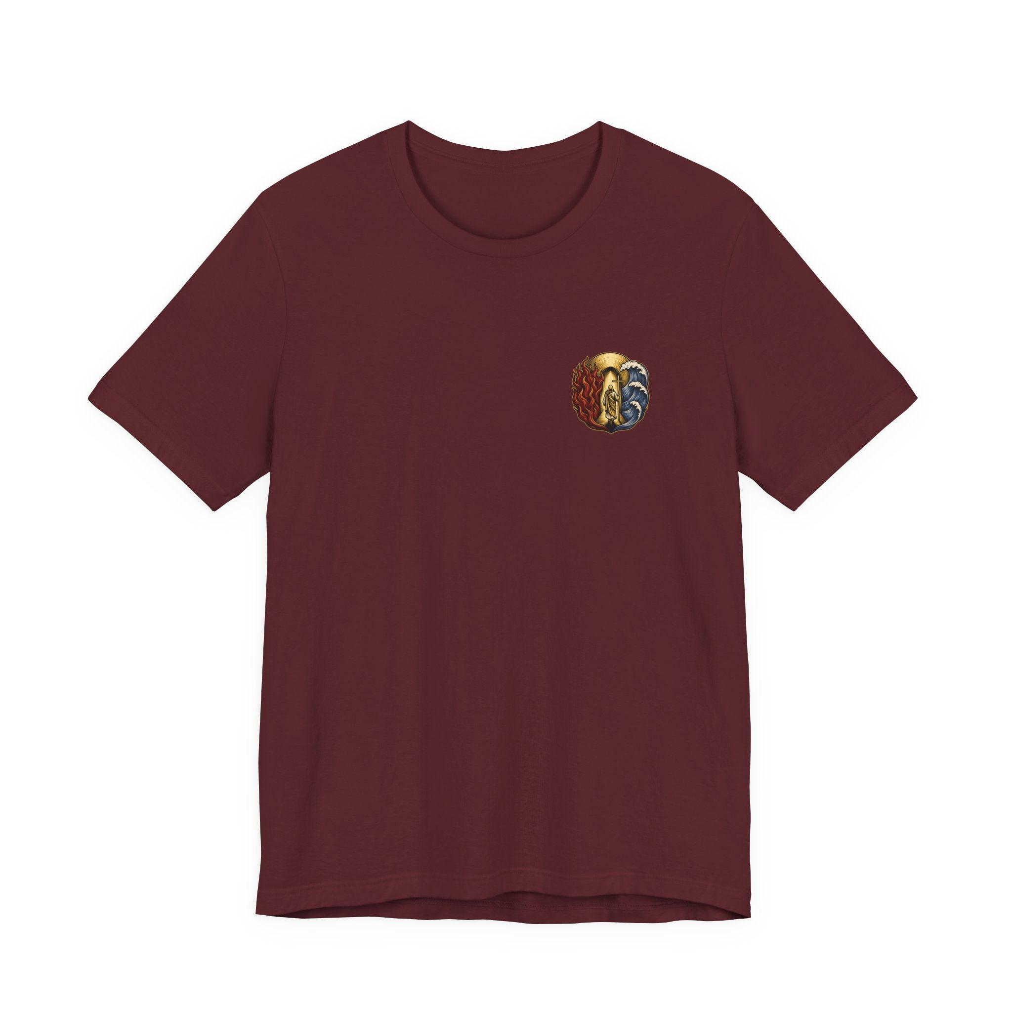 Through Fire and Water Christian Tee | Reformed Warrior Faith Shirt