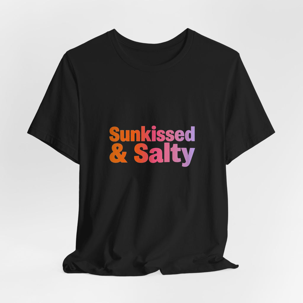 Sunkissed & Salty Tee - Retro 70s Typography Shirt