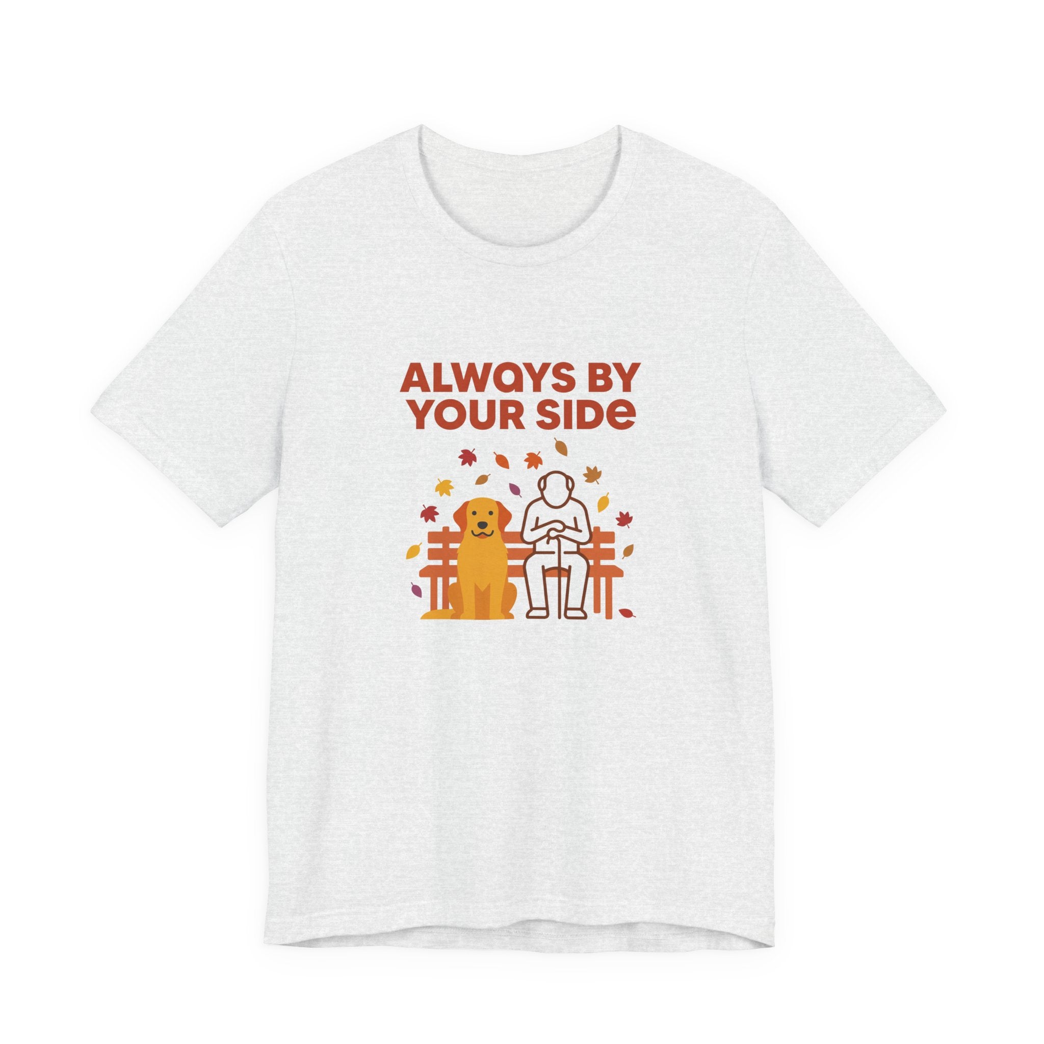 Always by Your Side Golden Retriever Tee - Serene Companion Shirt