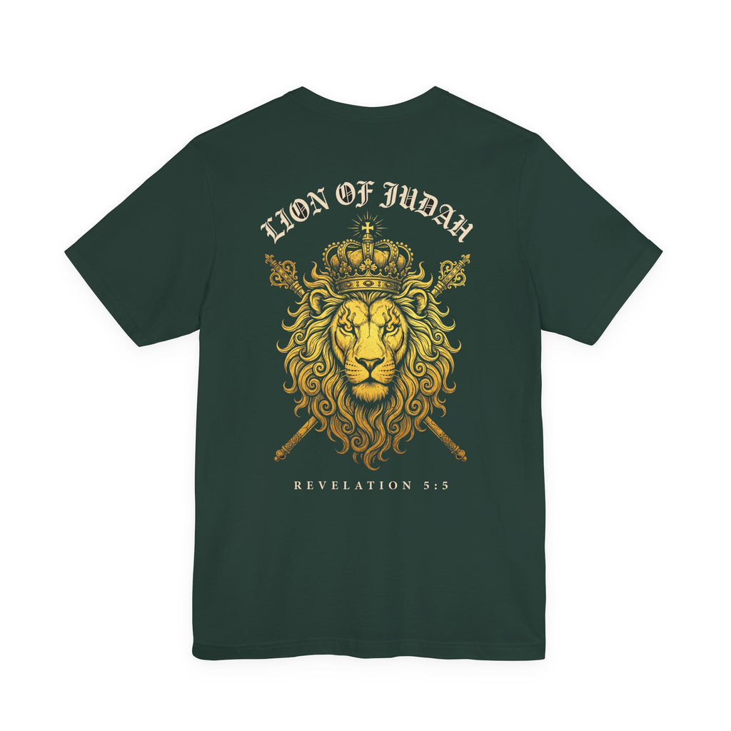 Lion of Judah Christian Tee | Reformed Warrior Faith Shirt